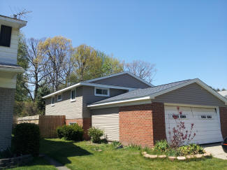 New updated house siding