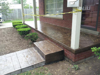 Stamped concrete