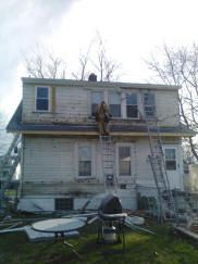 Aluminum siding tear off