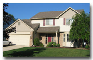 Vinyl house siding